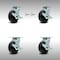 Service Caster 5 Inch SS Polyolefin Caster Set with Ball Bearings 4 Brake 2 Swivel Lock SCC SCC-SS30S520-POB-TLB-BSL-2-TLB-2 - alternate 1